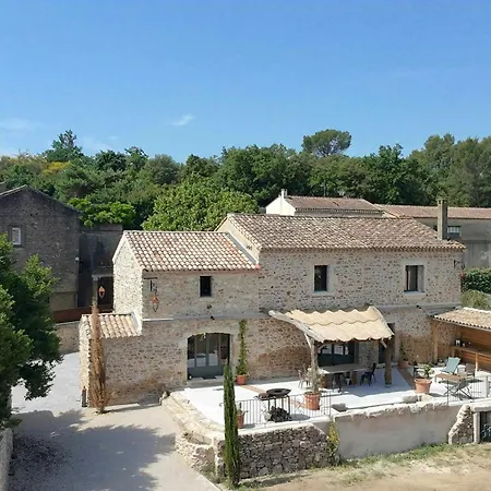 Stone With Pool Between Uzes And Avignon Tatil Evi