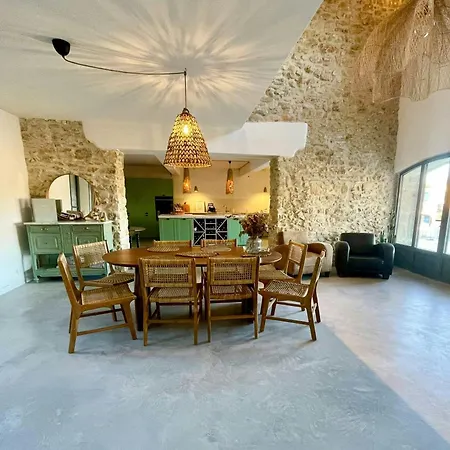 Stone With Pool Between Uzes And Avignon