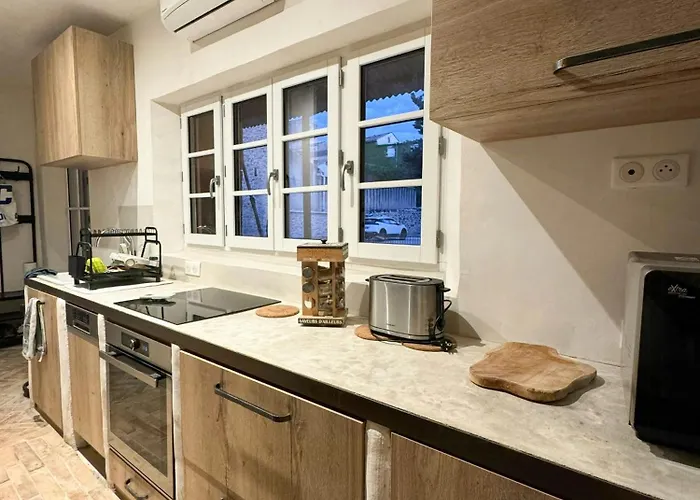 Stone With Pool Between Uzes And Avignon Tatil Evi