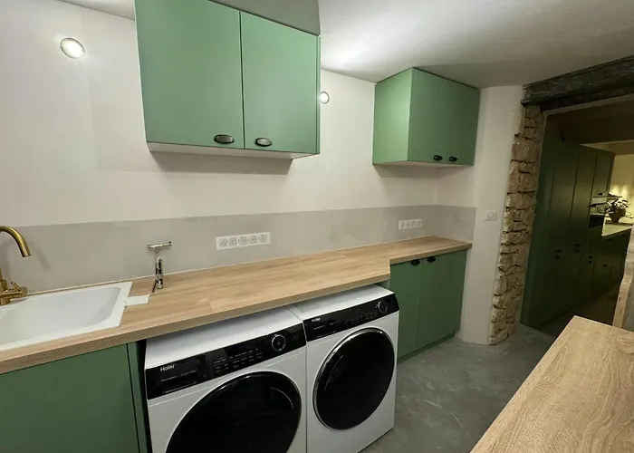 Tatil Evi Stone With Pool Between Uzes And Avignon Tresques