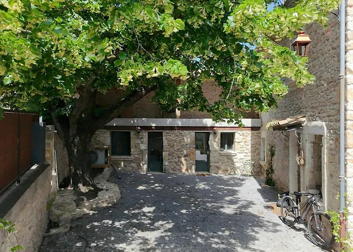 Stone With Pool Between Uzes And Avignon